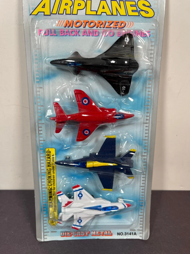Imperial Die Cast Micro Airplanes Motorized Plane Set 3141A Vintage 1996 - Image 2 of 4