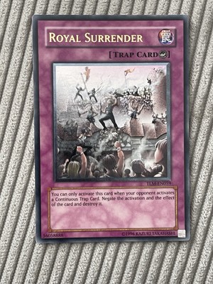 Yu-gi-oh TLM-EN059 Royal Surrender - Ultimate Rare -  NM MINT yugioh Card