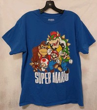 Super Mario Brothers,Adult T-SHIRT Size Large,Nintendo, SUPER MARIO graphic 2022