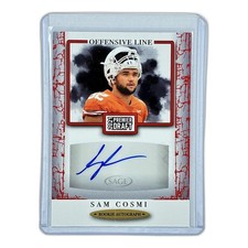 Sam Cosmi Autographs Red 2021 SAGE Premier Draft #A176