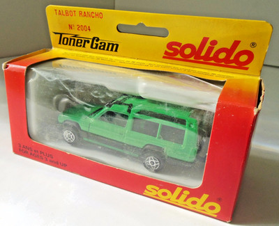 SOLIDO  Talbot Rancho Car Vintage 80s # 2004 Green 1/43 DIECAST France Toner Gam
