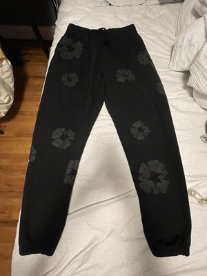 Denim Tears Sweat Pants Size Medium Black Monochrome Brand New Authentic W Tags