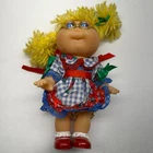 1997 Mattel Cabbage Patch Kids Norma Jean Doll Yarn Hair Glasses - AS IS