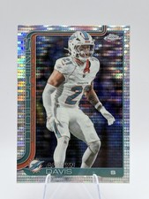 2025 Topps Chrome Football Ashtyn Davis Pulsar Refractor #194 Dolphins