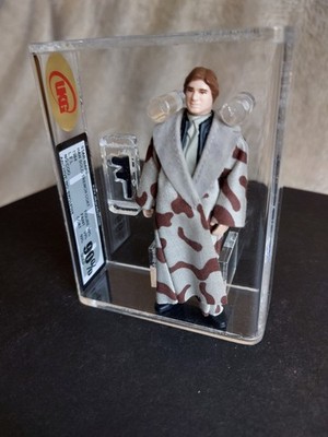 GRADED VINTAGE STAR WARS UKG not AFA 90% - HAN SOLO TRENCHCOAT - NO COO