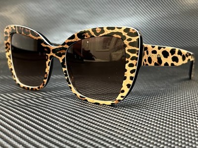 DOLCE & GABBANA DG4348 316313 Leo Brown Square Women's 54 mm
