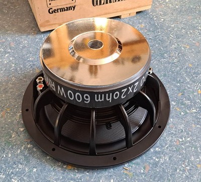 RA Ramses 2 x 2 Ohm  2 x 600 W Referenz Subwoofer  *** N E U & OVP ***