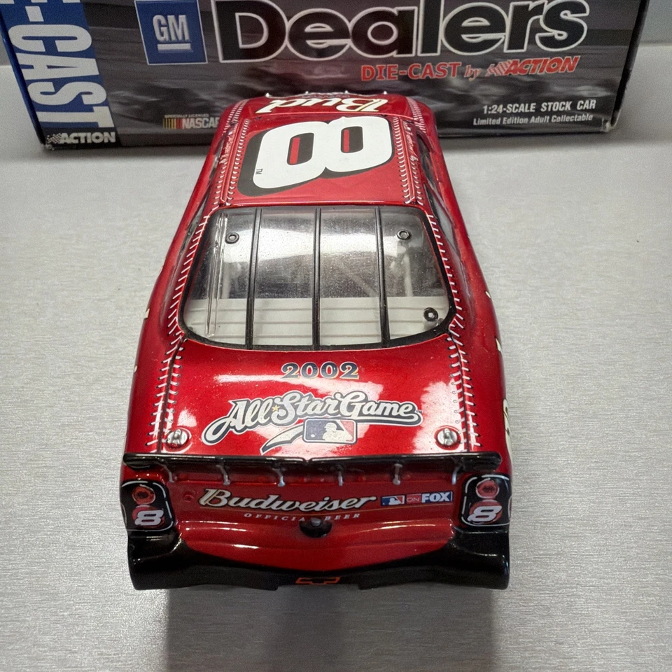 Action Nascar #8 Dale Earnhardt Jr Bud MLB GM Dealers 1:24 Diecast 2002 Foto 4 de 4