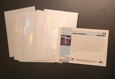 13 CARD LOT OF 1991 STAR TREK: 25TH HOLOGRAM CARD 02H KLINGON STARSHIP