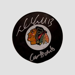 Dan Carcillo Signed Chicago Blackhawks Puck