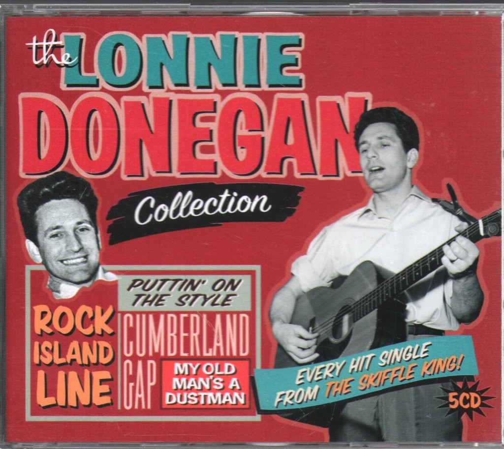 Lonnie Donegan Collection CD set UK Spectrum 2010 4CD set SPECSIG2053