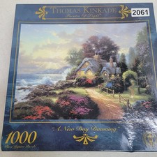 Thomas Kinkade A New Day Dawning Jigsaw Puzzle 1000 Piece Ceaco 27x20 Sealed