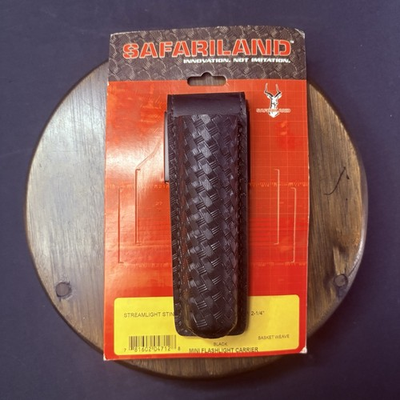 #ad Safariland 306 Mini Flashlight Holder Basketweave Belt Loop Streamlight Stinger $40.00