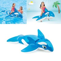 Intex Aufblasbarer Wal - Aufblastier Luftmatratze Reittier Ride On Schwimmtier