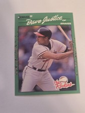 dave justice 1990 the rookies,thomas more college,covington latin hs,braves mlb