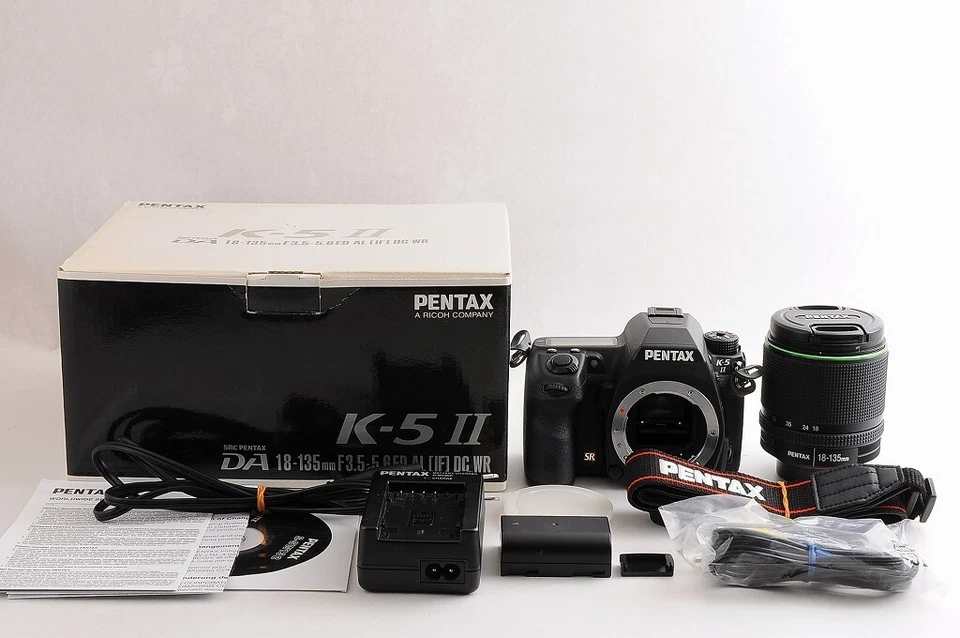 Pentax K-5 II DSLR Camera 16MP w/18-135mm Lens Kit TOP MINT 8595 Shutter Japan - Image 2 of 4