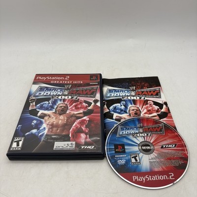 WWE Smackdown Vs. Raw 2007 Sony PlayStation 2 GH Complete w/ Manual Tested
