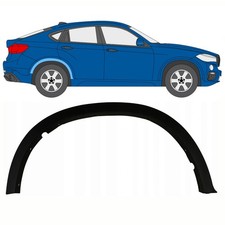 F�r BMW X6 F16 2014-2019 Radlauf Kotfl�gel Radlaufverbreiterung Hinten / Rechts