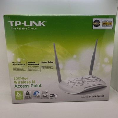 TP-LINK 300Mbps Wireless N Access Point AP Bridge Repeater Multi SSID TL-WA801ND