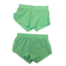 2 NWT New Cat  Jack Girls Medium 8 Bright Lime Elastic Waist Short Shorts