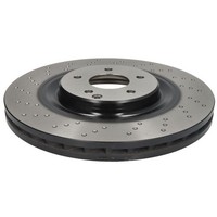 Bremsscheibe TRW DF4341S Vorne, Perforiert, Geschlitzt, Hochkarbonisiert, 1 S...