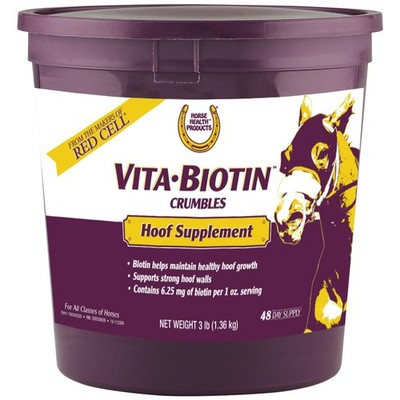 Horse Health Vita Biotin Crumbles Horse Hoof Supplement Helps Maintain Healthy