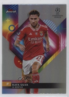 2023-24 Topps Finest UEFA Club Competitions Refractor Rafa Silva #40 9e1