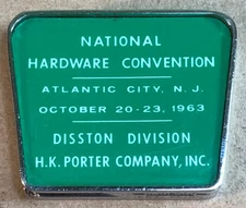 Advertising Tape Measure National Hardware Convention 1963 Disston Porter 6 Foot