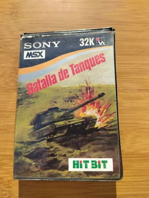 BATALLA DE TANQUES, SONY MSX, HIT BIT, COMPLETE, MSX 32K - Imagen 1 de 4