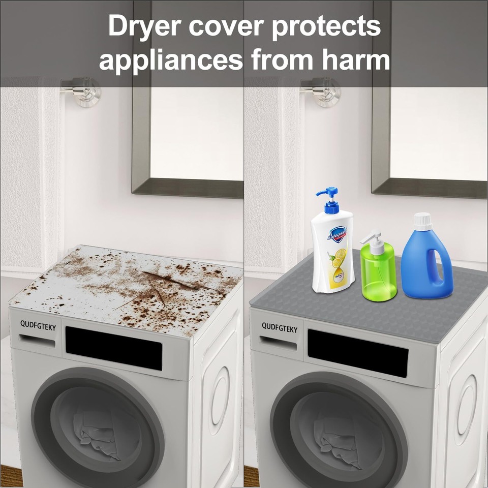 Washer and Dryer Covers for the Top, Washer Dryer Countertop Dust Cover