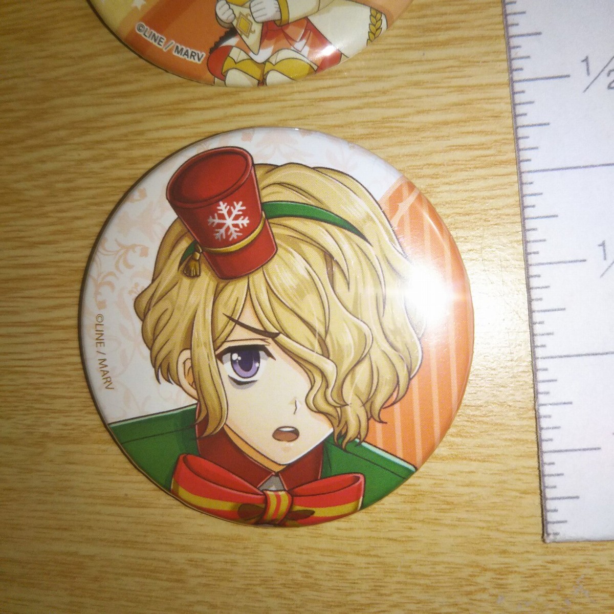 A61065 The Thousand Noble Musketeers / Senjyushi / Can badge
