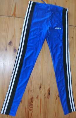 gebrauchte Adidas EQT Equipment Leggings Long Tights blau, Gr. 4 = S