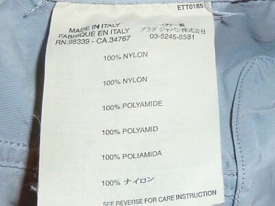 $2300 Prada Womens Medium Baby Powder Blue Washed Street Jacket