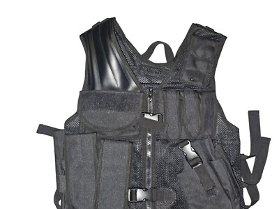 PVC-V568BT Tactical Vest Black With Many Pouches | eBay