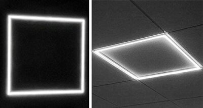 10x 48W 595 x 595mm LED Einbaurahmen Paneele Bordüre EdgeLight kaltweiß Büro