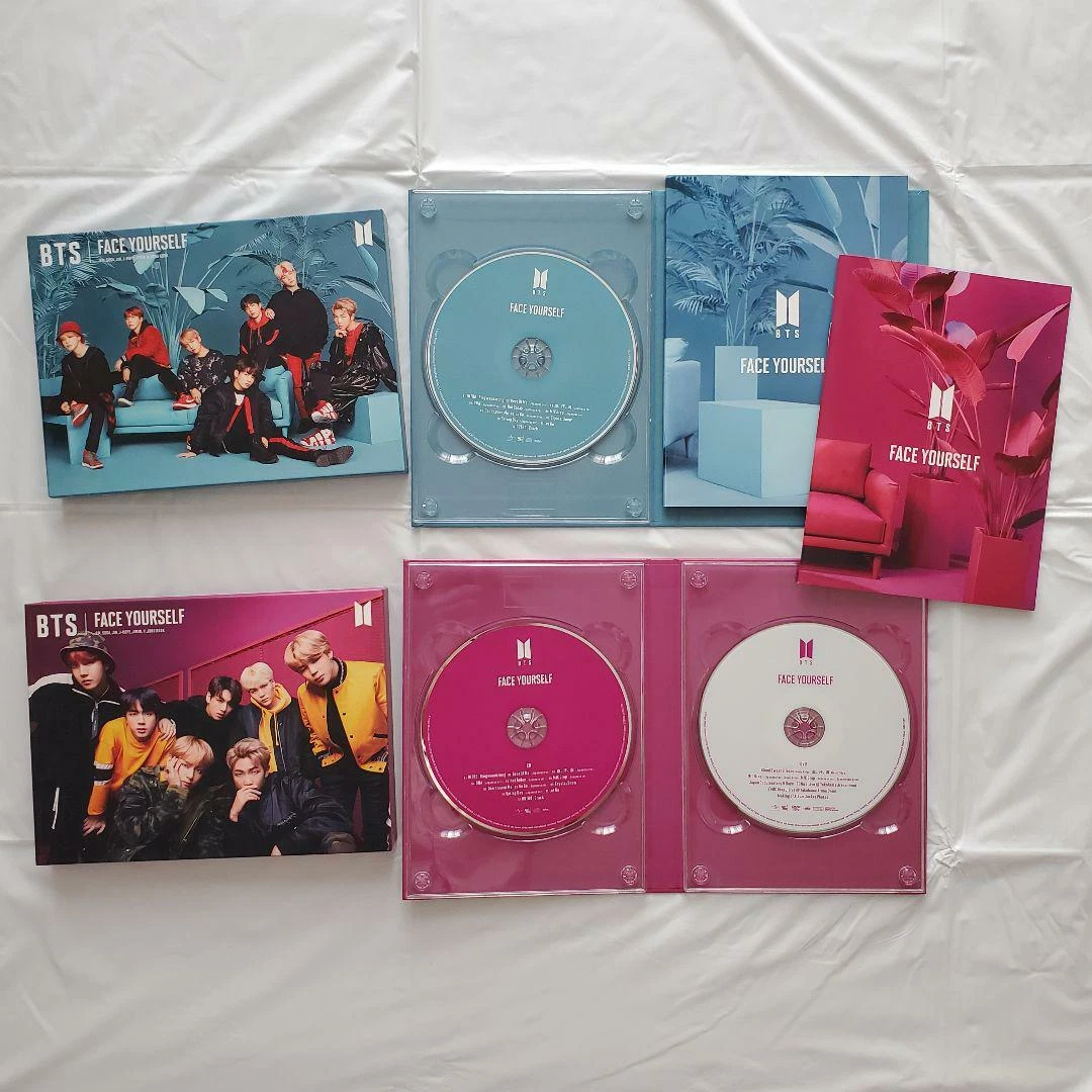 BTS Face Yourself Limited Edition B & C 2 Set CD DVD Photo Booklet K-Pop Japan