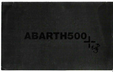 Abarth 500 Hatchback 2008-2010 UK Market Foldout Brochure Inc. Esseesse Fiat