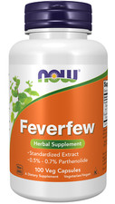 Now Foods Feverfew 175 extract/ 150 powder 100 veg caps