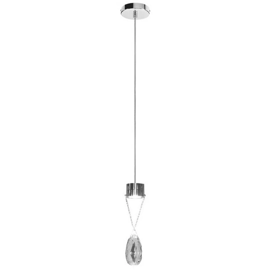 Dainolite Colgante Luz LED Cristalina CRY-51P Paquete de 6 Estuche Cristal Cromo Foto 4 de 4