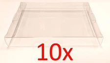 10 x NES CLEAR GAME BOX PROTECTIVE SLEEVE CASES - by Old Skool