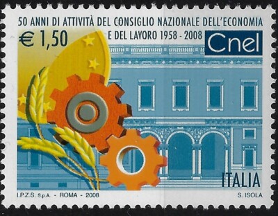 2008 Italy Republic Cinquantenary C.N.E.L. MNH