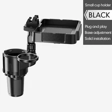 Cup Holder Tray for Car Dual  Holder 4IN1 Adjustable Car Cup Holder U0H6