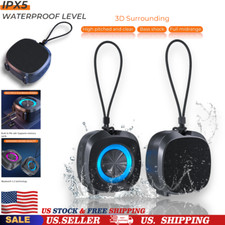 Bluetooth Speaker Clear Loud Stereo Sound Portable Wireless Speaker with Lights