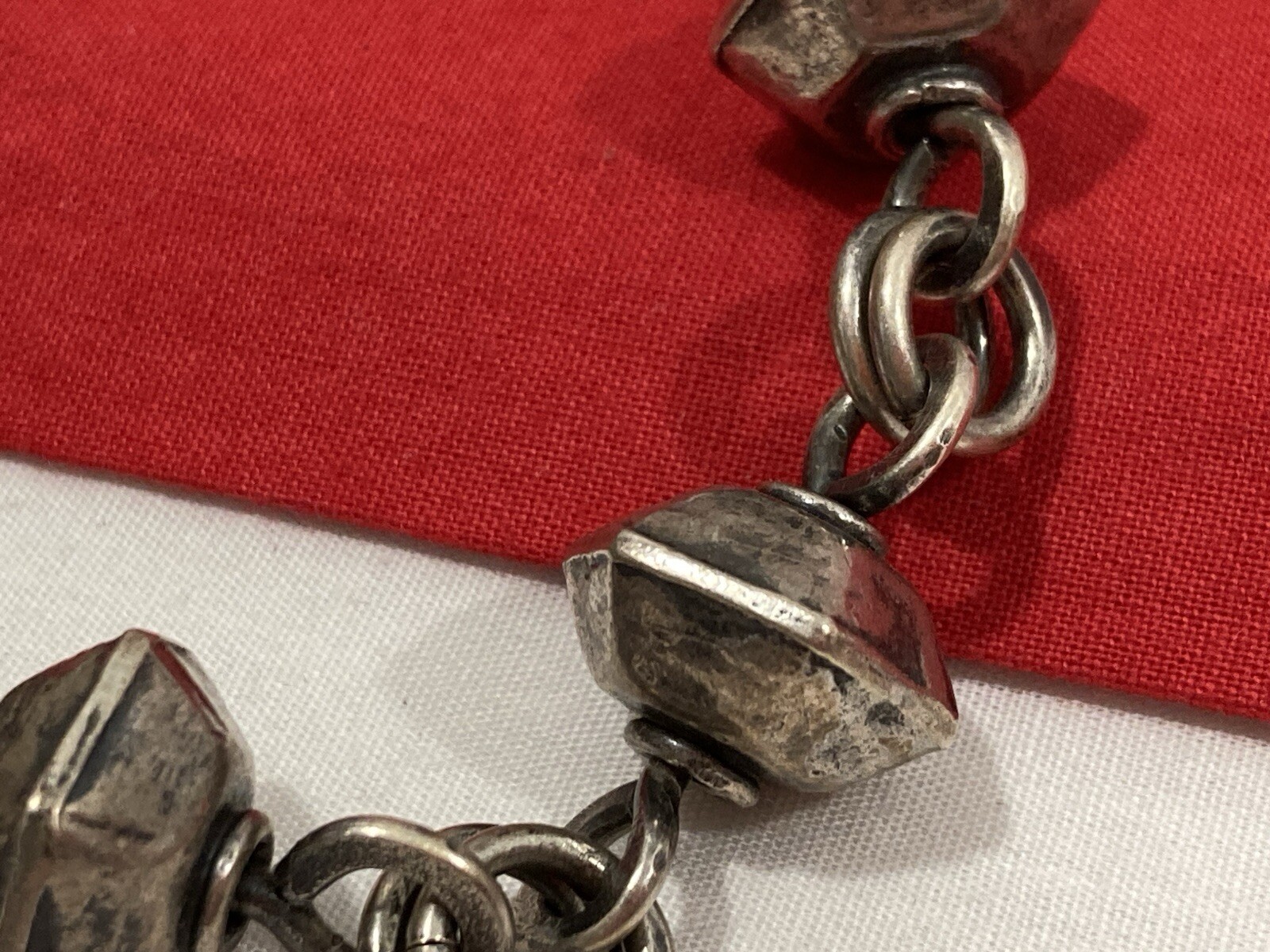 Vintage Middle Eastern 925 Solid Sterling Silver … - image 8