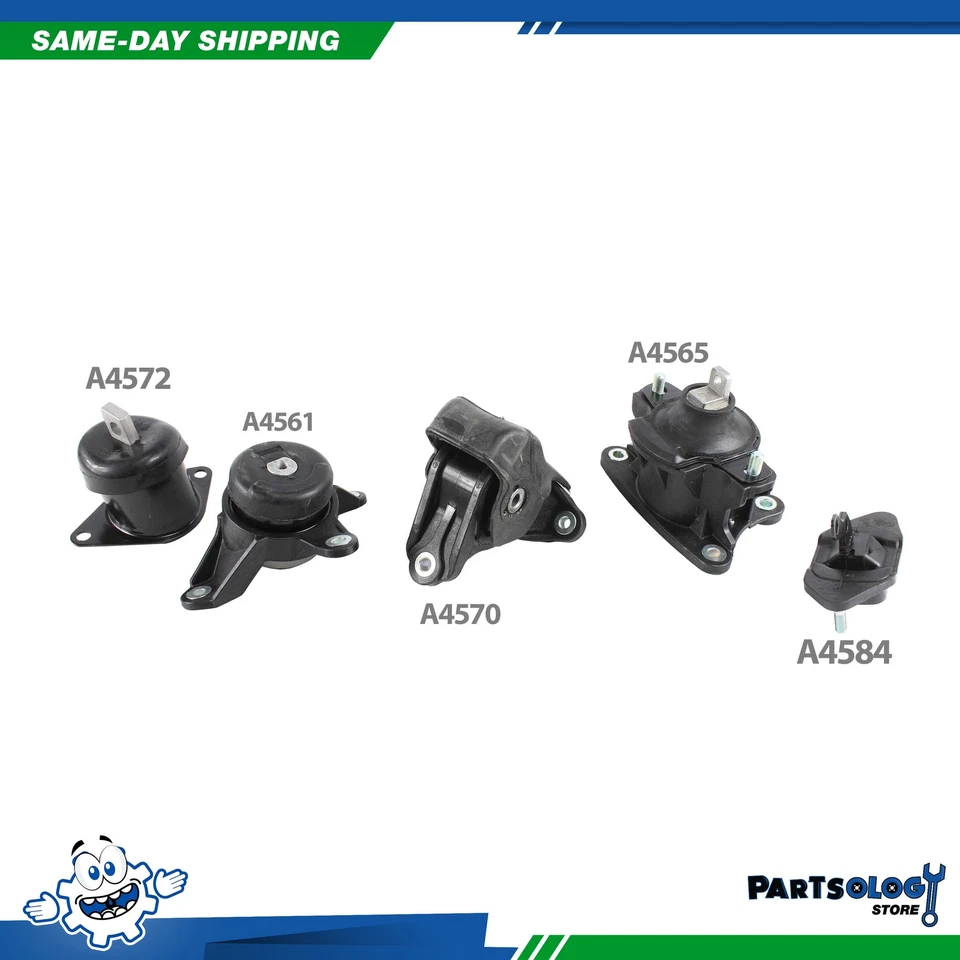 DNJ MMK1025 New Engine Motor Mount Trans. Kit For 08-14 Acura Honda 2.4L DOHC - Image 2 of 4