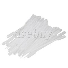 100pcs 10ml Disposable Transfer Graduated Pipettes Eye Dropper Set