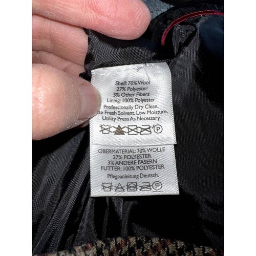 Falda vintage Eddie Bauer para mujer 10 Petite 10P mezcla de lana pata de gallo colegiala - Imagen 5 de 8