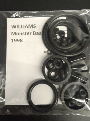 Pinball Elastic Kit - MONSTER BASH - 1998 - WILLIAMS - Pinball Rubber Kit
