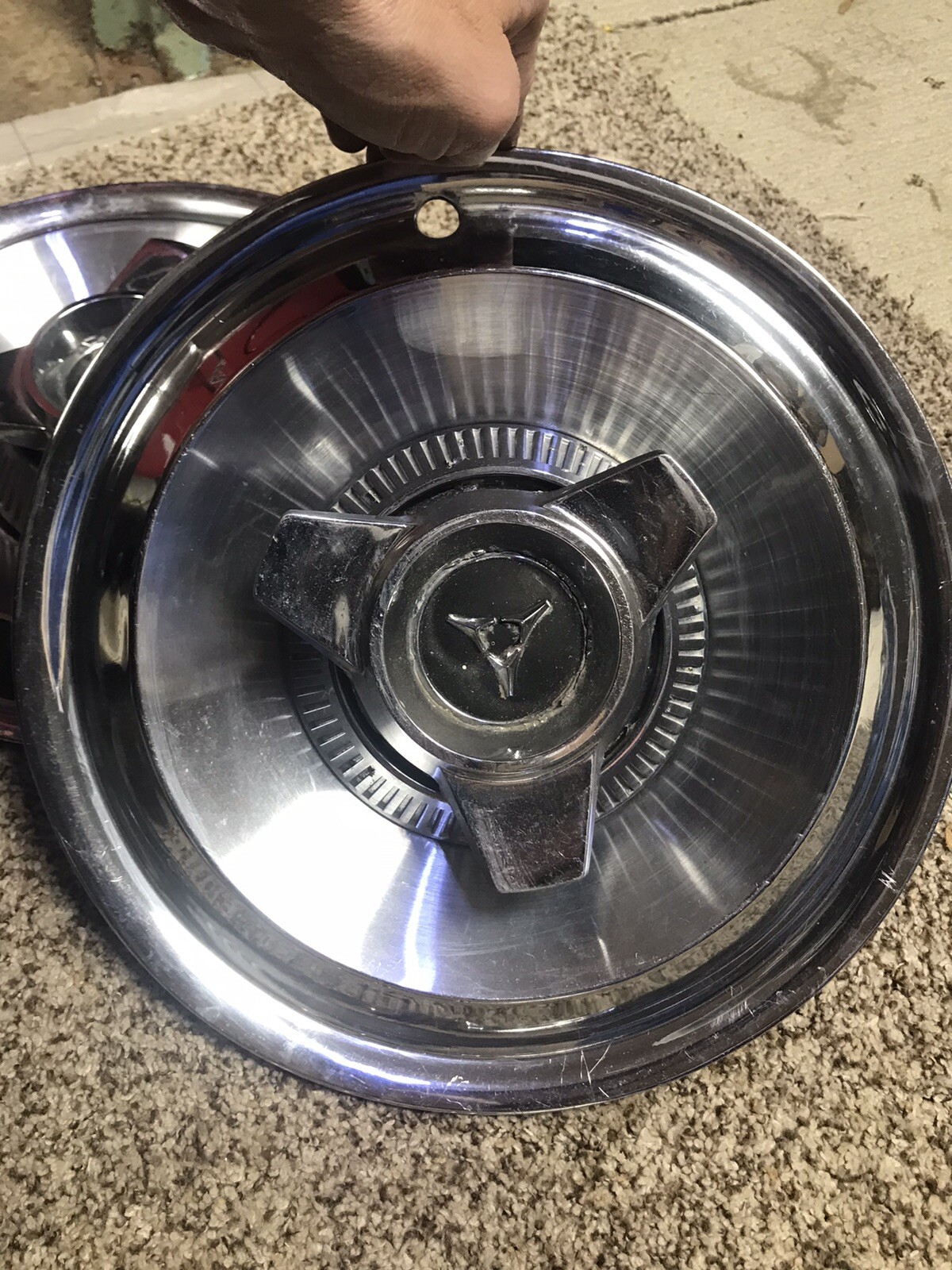 Set (4) 1964 1965 Dodge Spinner Hub Caps 14" Mopar Wheel Covers Hubcaps