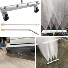 4000 PSI Under Car Pressure Washer Undercarriage Cleaner Underbody Wash Broom